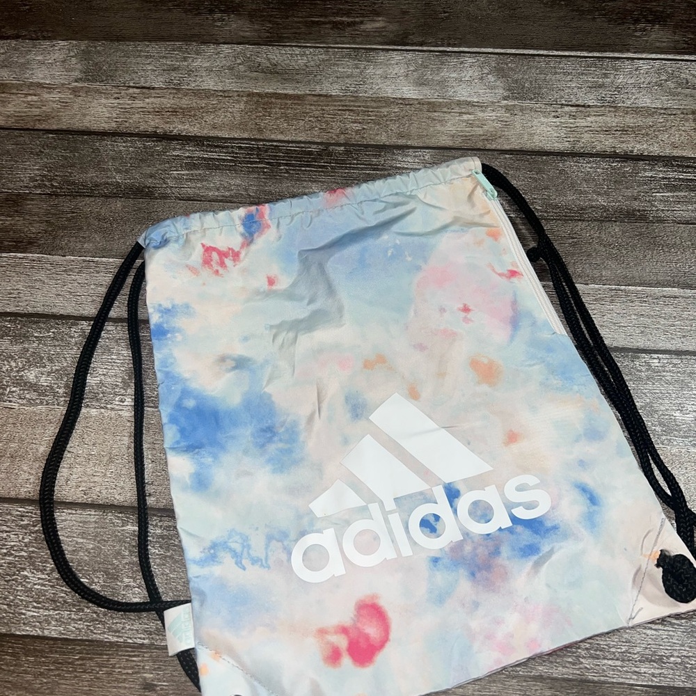 Adidas Multicolor Tie-Dye Drawstring Bag
